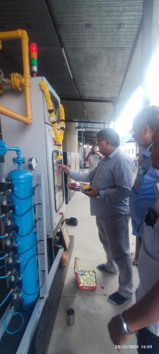 Vedfirm-Inauguration-Pooja-of-Jalna-High-Purity-Nitrogen-Gas-Generator-Plant