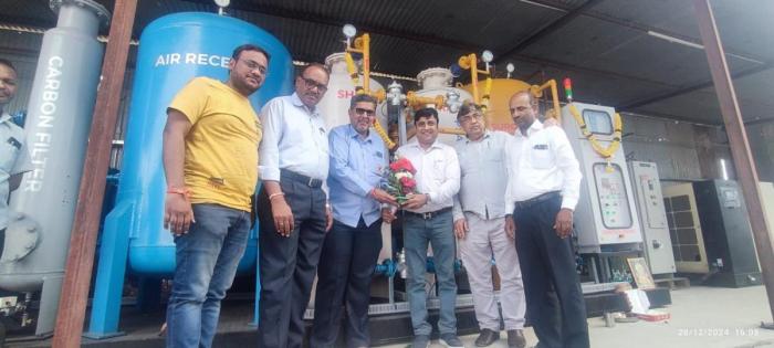 Vedfirm-InaugurationPooja-of-our-Jalna-High-Purity-Nitrogen-Gas-Generator-Plant